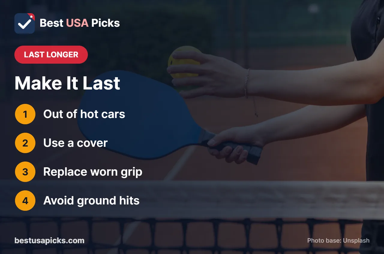 Tips to make a cheap pickleball paddle last