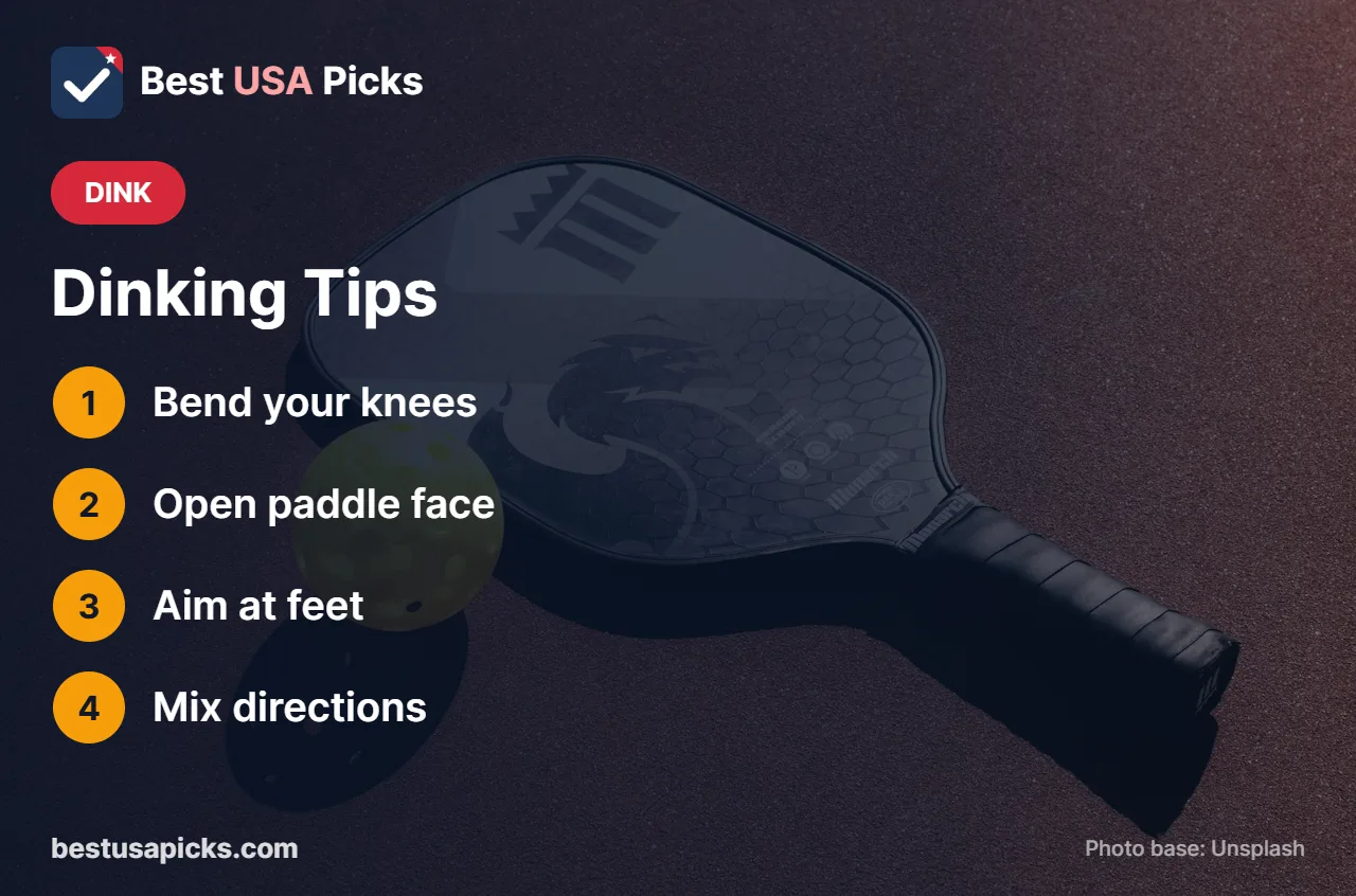 Pickleball dinking tips