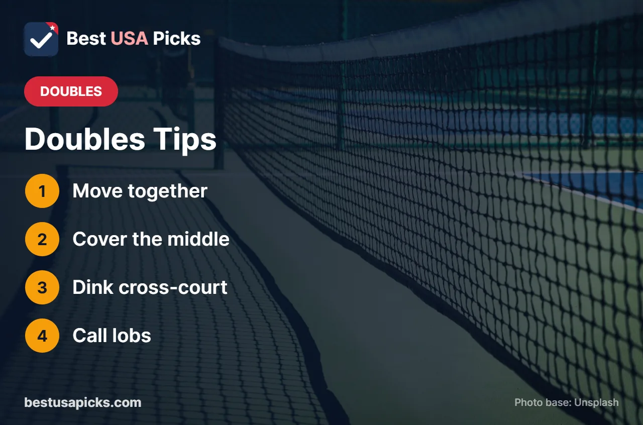 Pickleball doubles tips