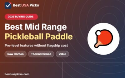 Best Mid Range Pickleball Paddle: 7 Carbon Picks Worth It in 2026