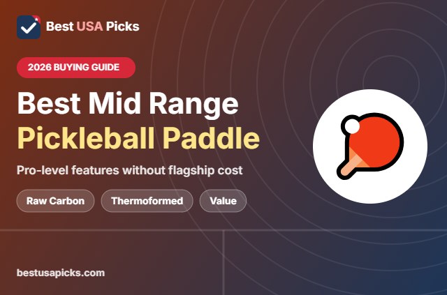 Best mid range pickleball paddle - 2026 buying guide by Best USA Picks