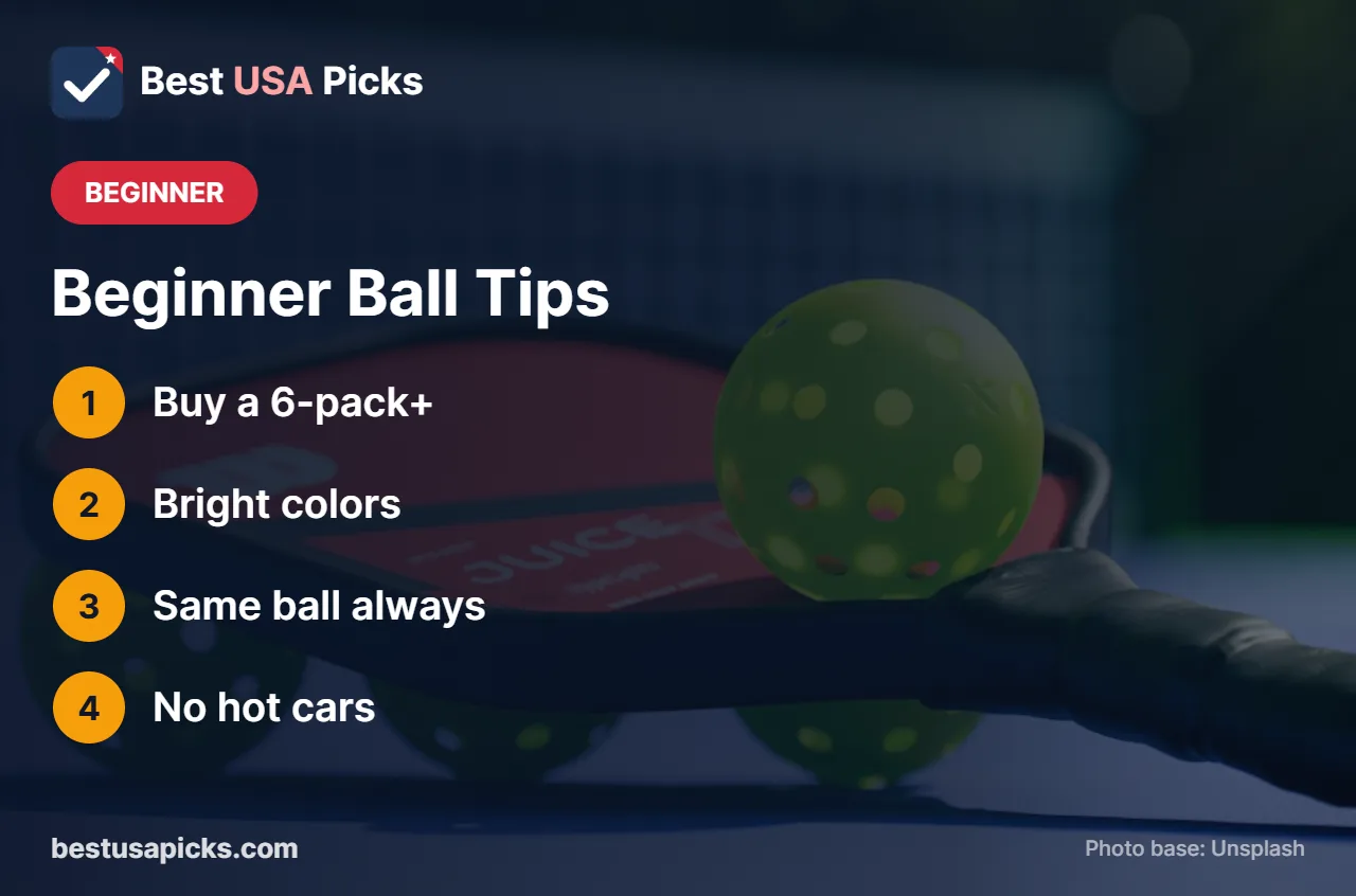 Beginner pickleball ball tips