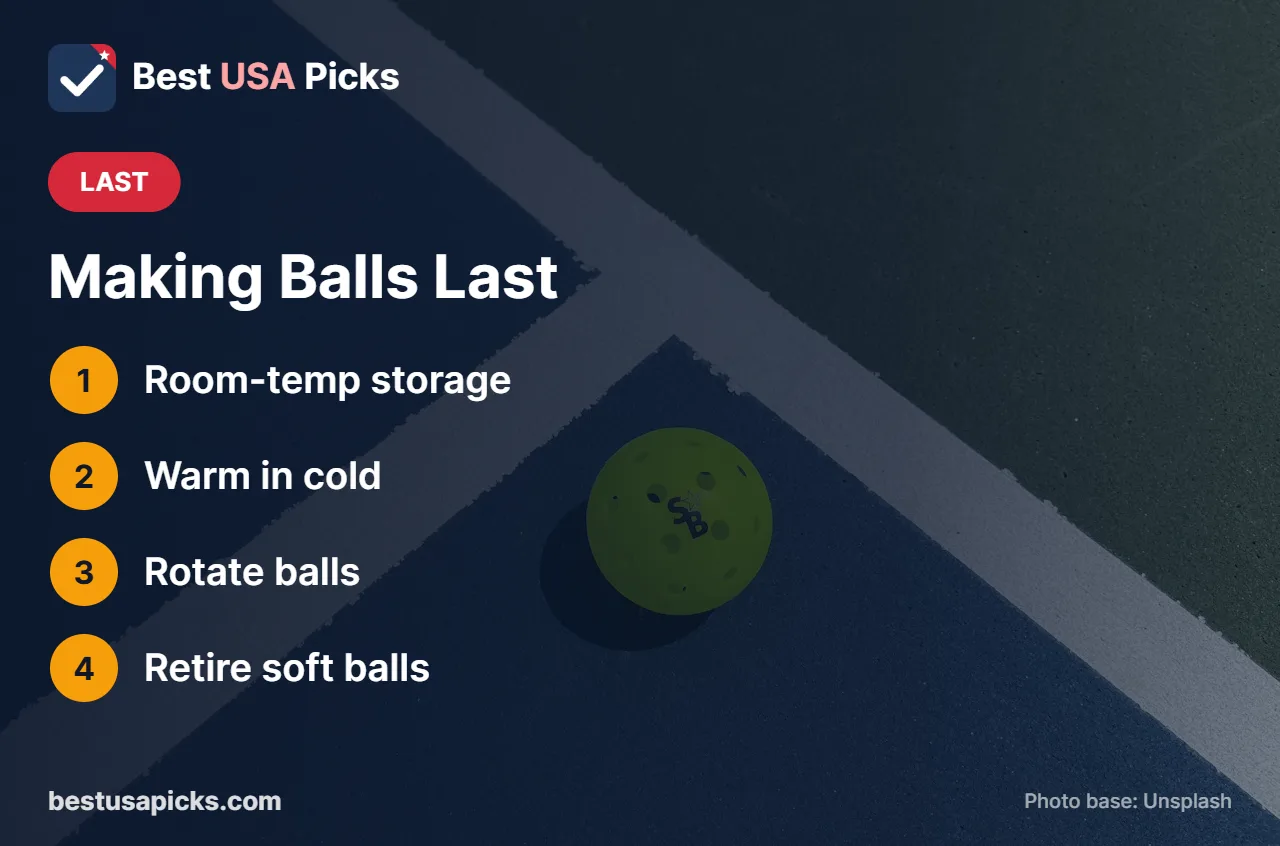 Tips to make pickleballs last