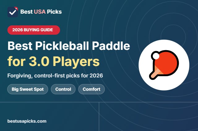 Best pickleball paddle for 3.0 player - 2026 buying guide by Best USA Picks
