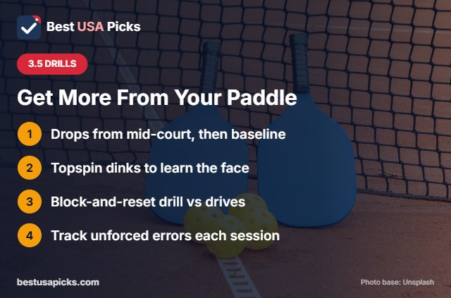 Drills for 3.5 pickleball players