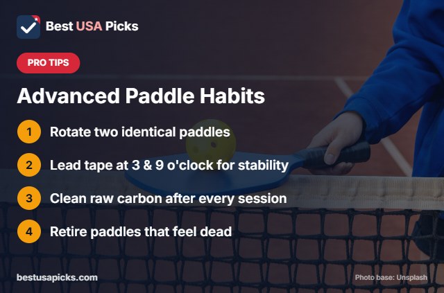 Pro tips for advanced pickleball paddle owners