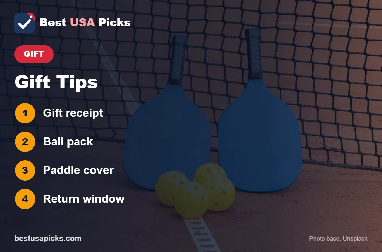 Pickleball gift tips