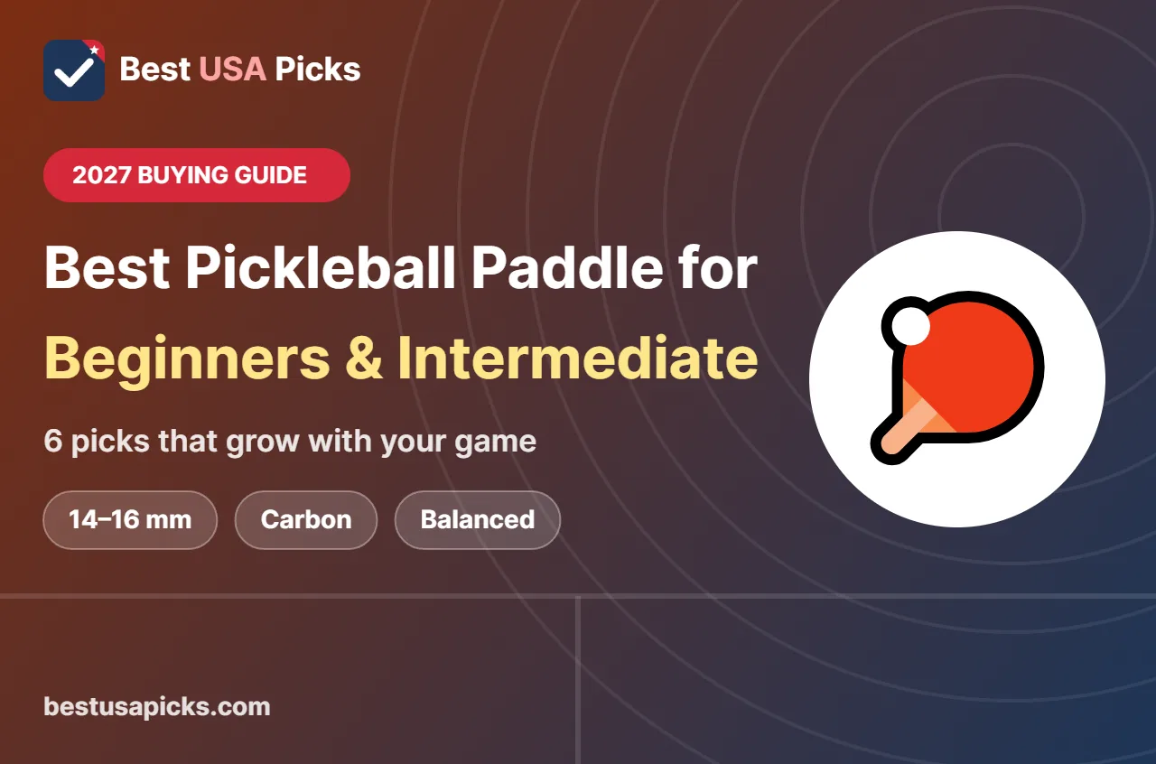 Best pickleball paddle for beginners and intermediate - 2027 buying guide by Best USA Picks