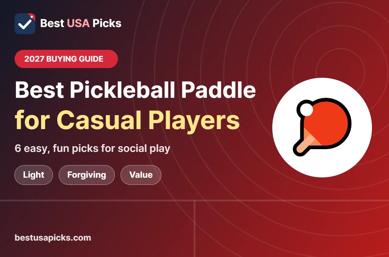 Best pickleball paddle for casual players - 2027 buying guide by Best USA Picks