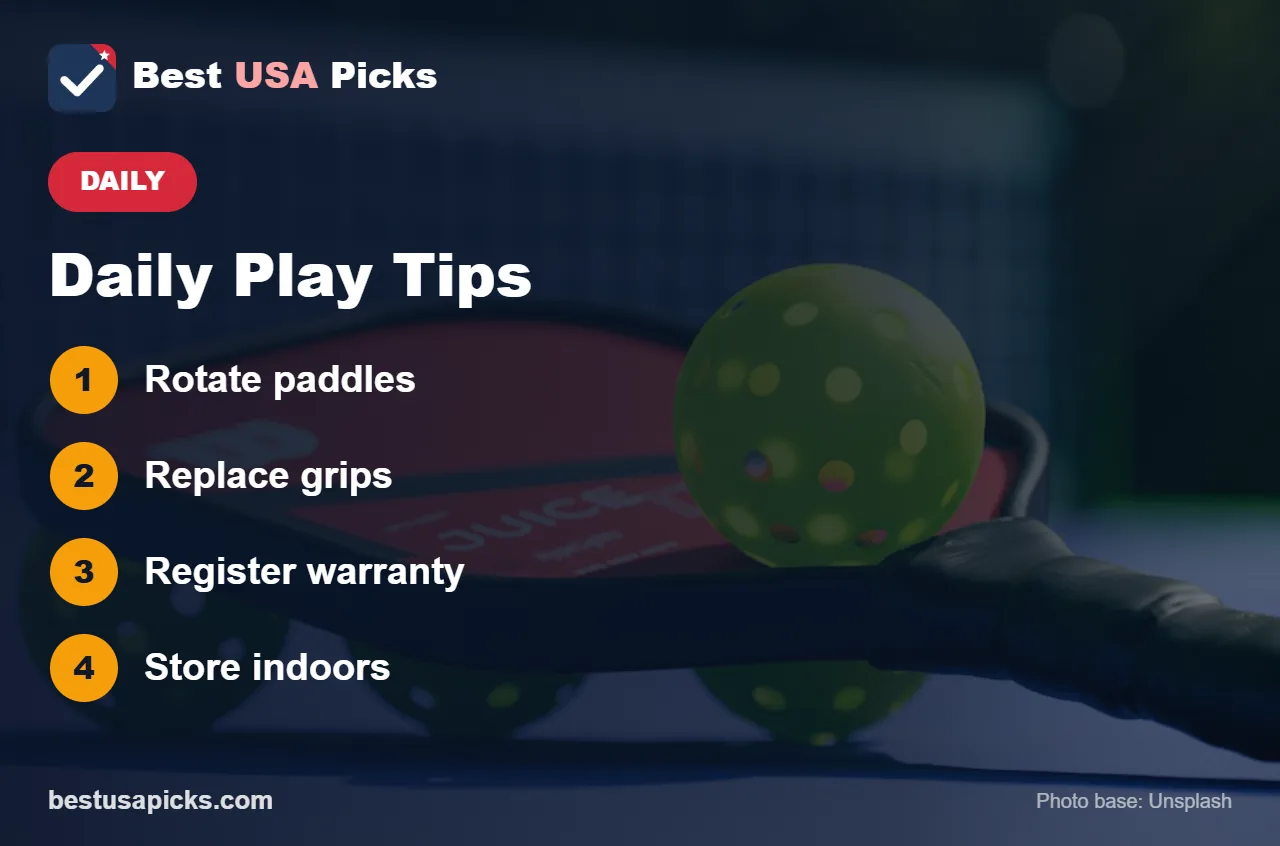 Daily pickleball play tips