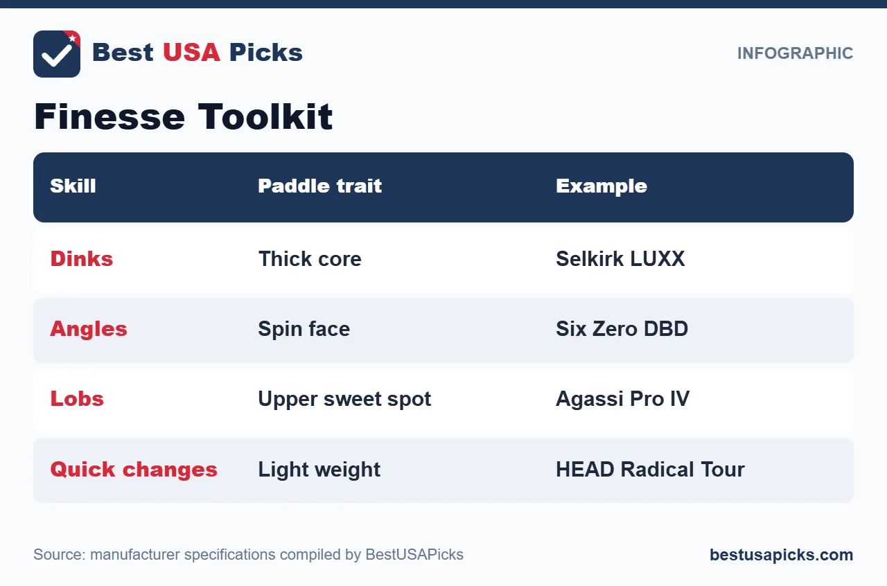 Finesse pickleball toolkit