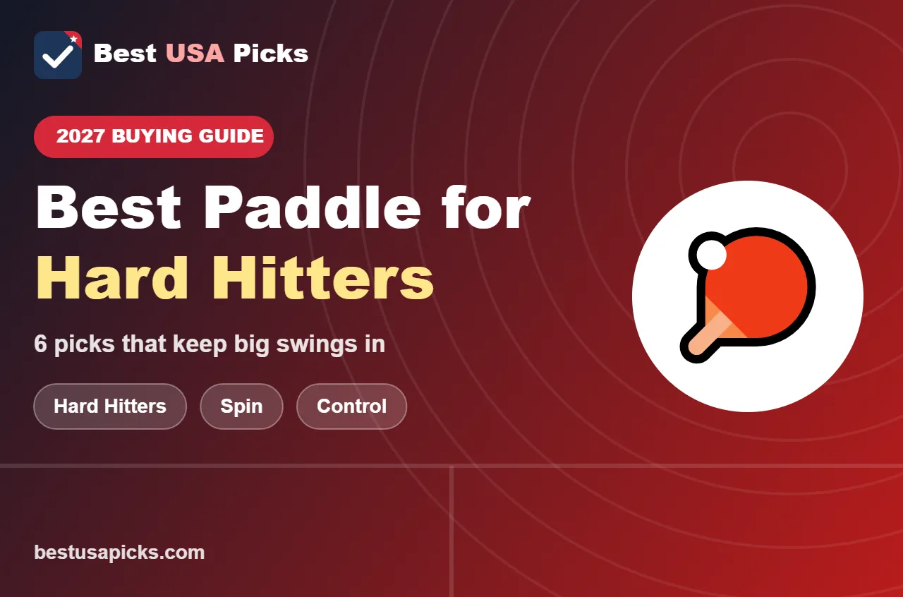 Best pickleball paddle for hard hitters - 2027 buying guide by Best USA Picks