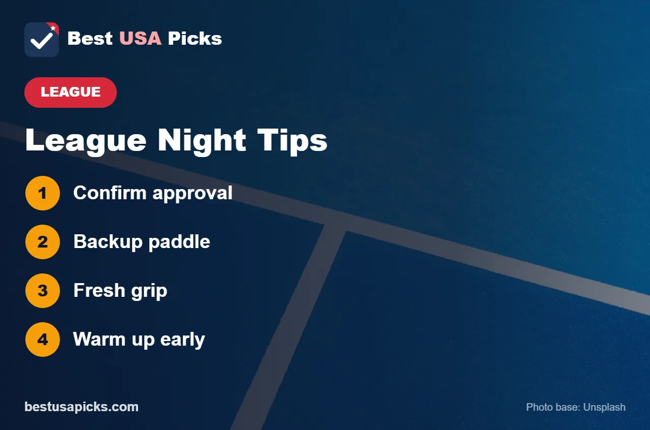 League night pickleball tips