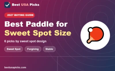 Best Pickleball Paddle for Sweet Spot Size: 6 Picks by Design