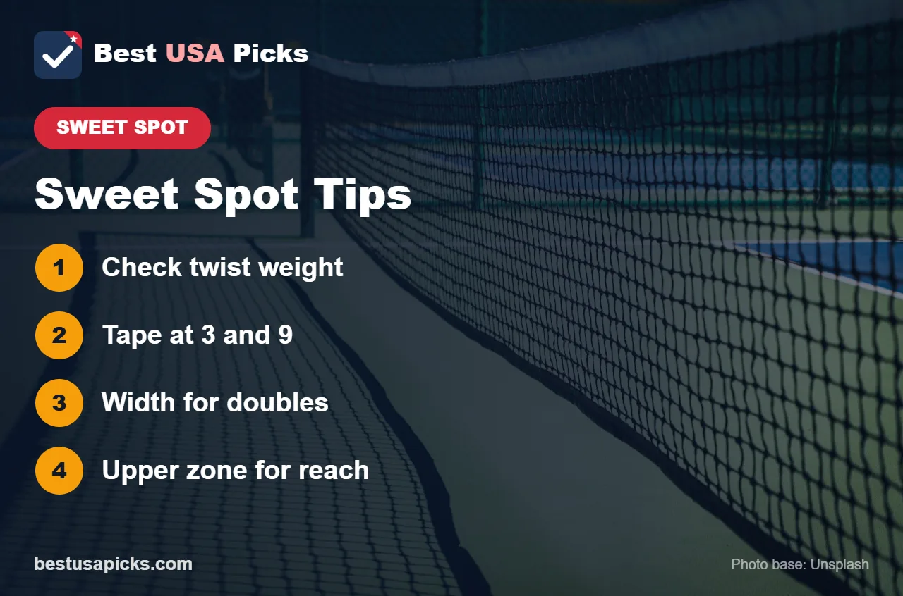 Sweet spot tips