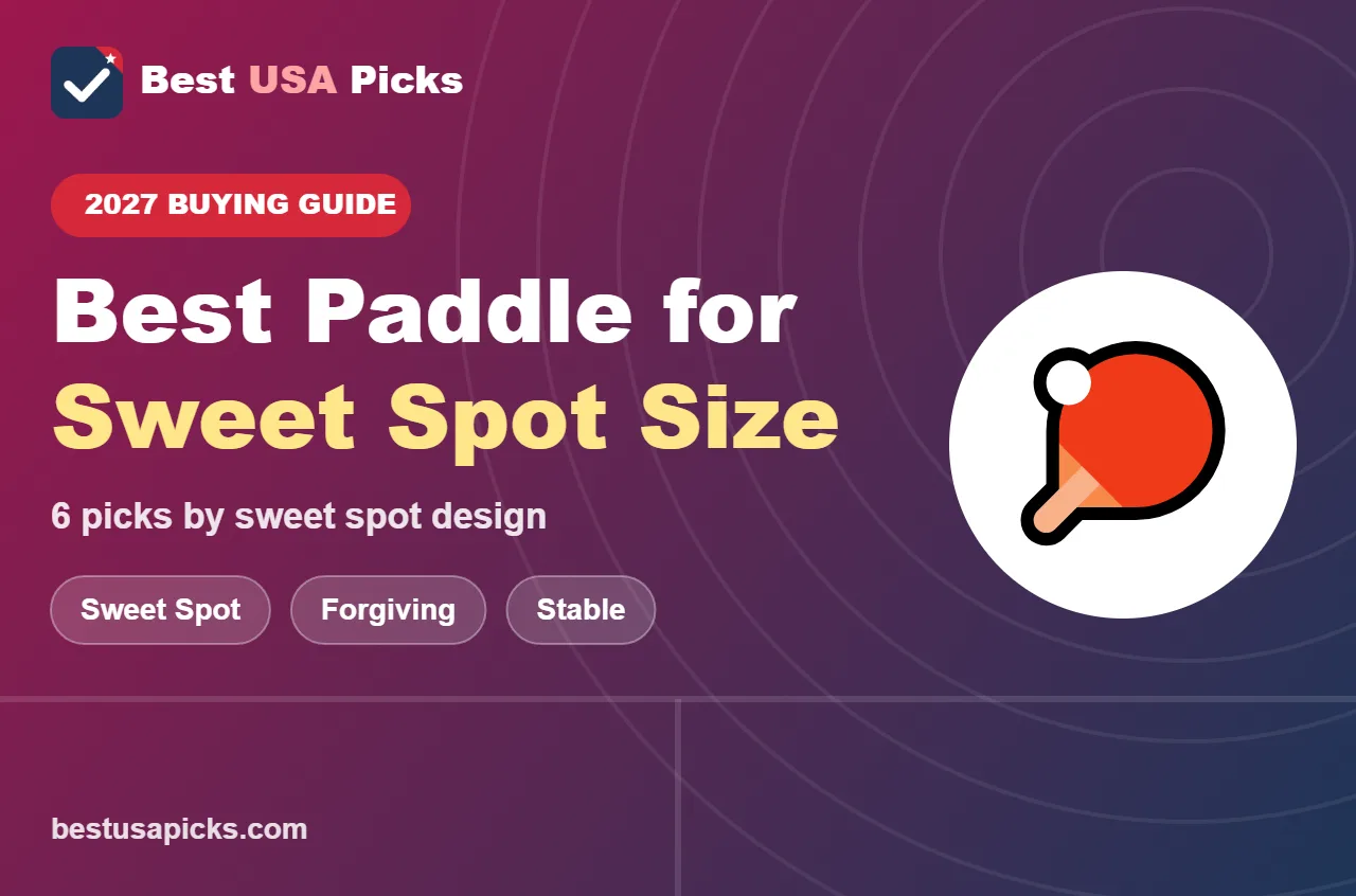 Best pickleball paddle for sweet spot size - 2027 buying guide by Best USA Picks