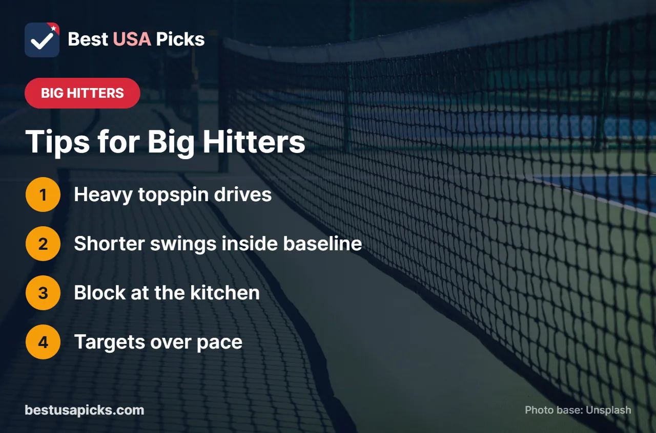 Tips for tennis players with big swings