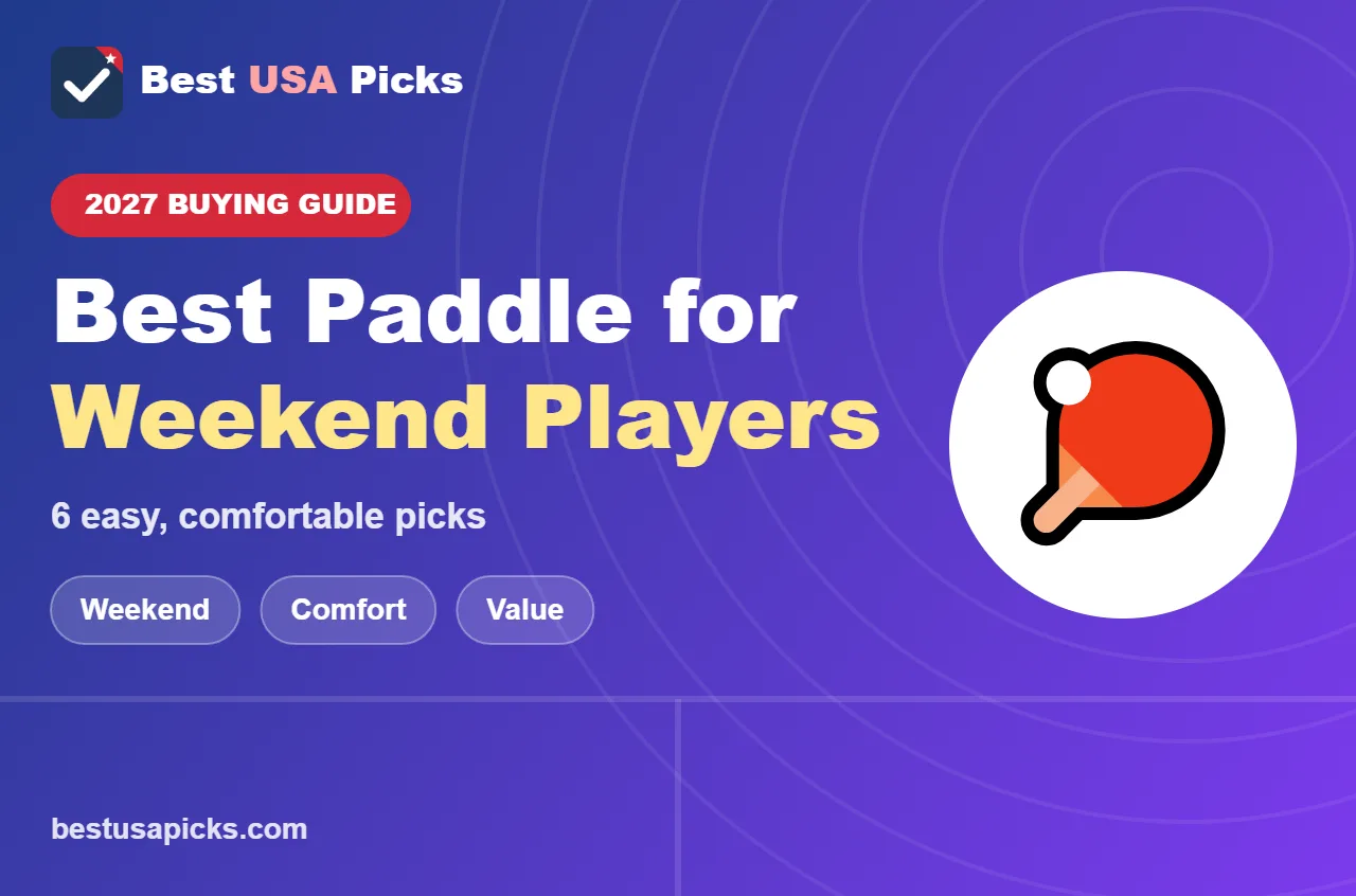 Best pickleball paddle for weekend players - 2027 buying guide by Best USA Picks