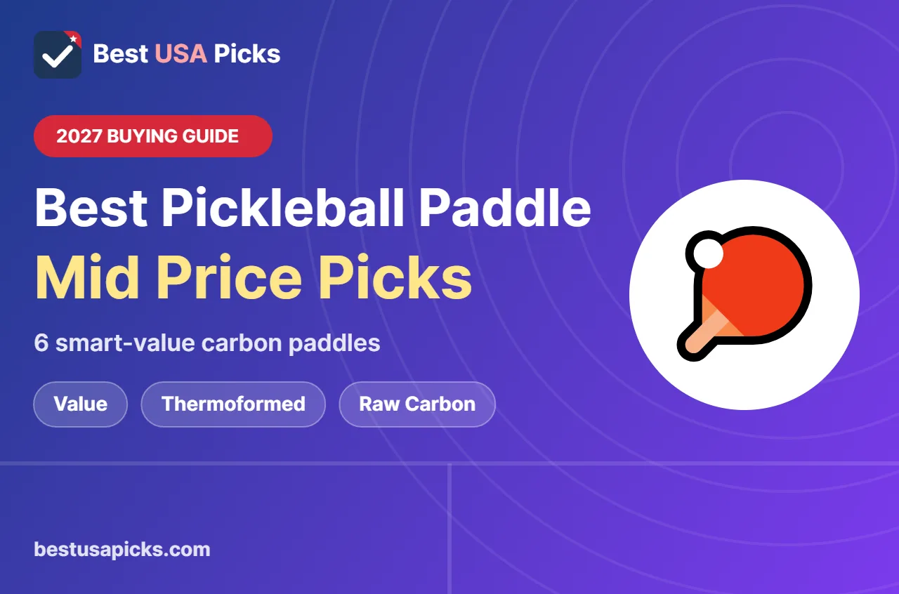 Best pickleball paddle mid price - 2027 buying guide by Best USA Picks
