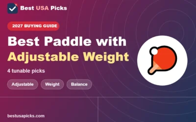 Best Pickleball Paddle with Adjustable Weight: 4 Tunable Picks