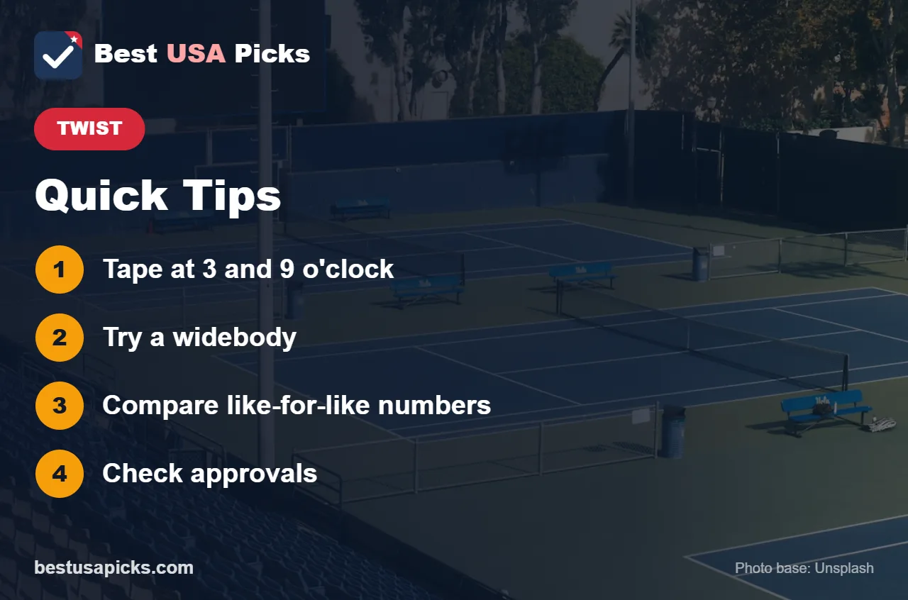 Tips for the best pickleball paddle with high twist weight