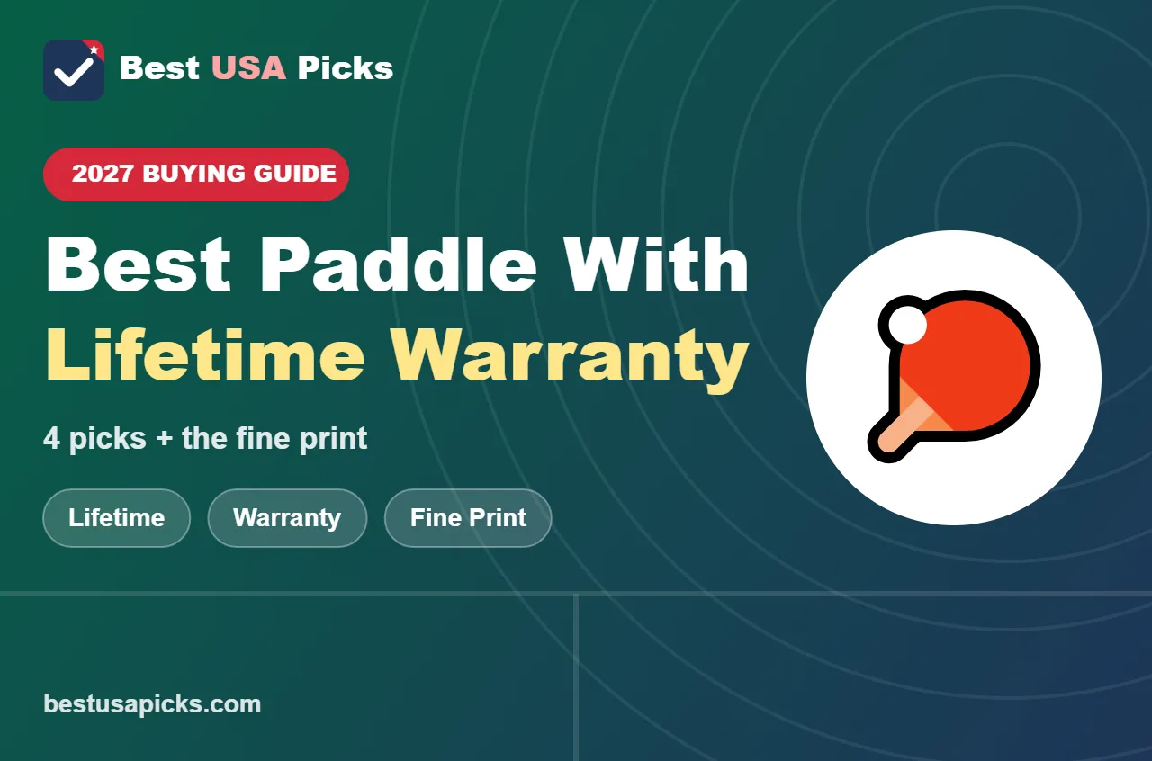 Best pickleball paddle with lifetime warranty - 2027 buying guide by Best USA Picks