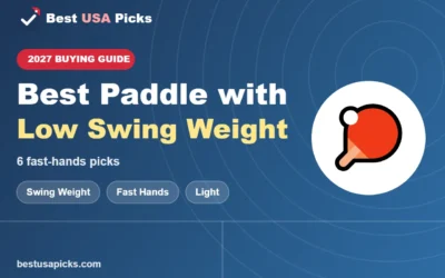 Best Pickleball Paddle with Low Swing Weight: 6 Fast-Hands Picks