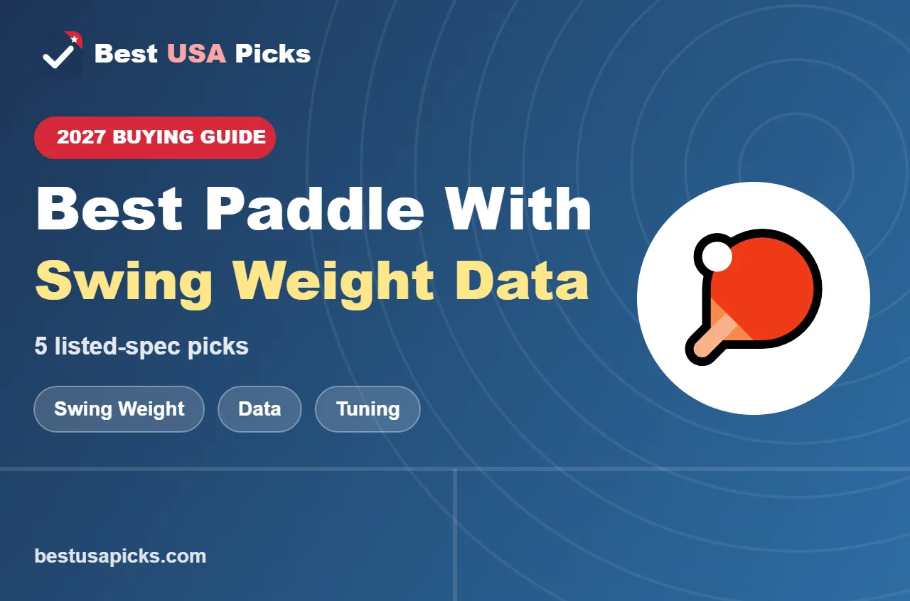 Best pickleball paddle with swing weight data - 2027 buying guide by Best USA Picks