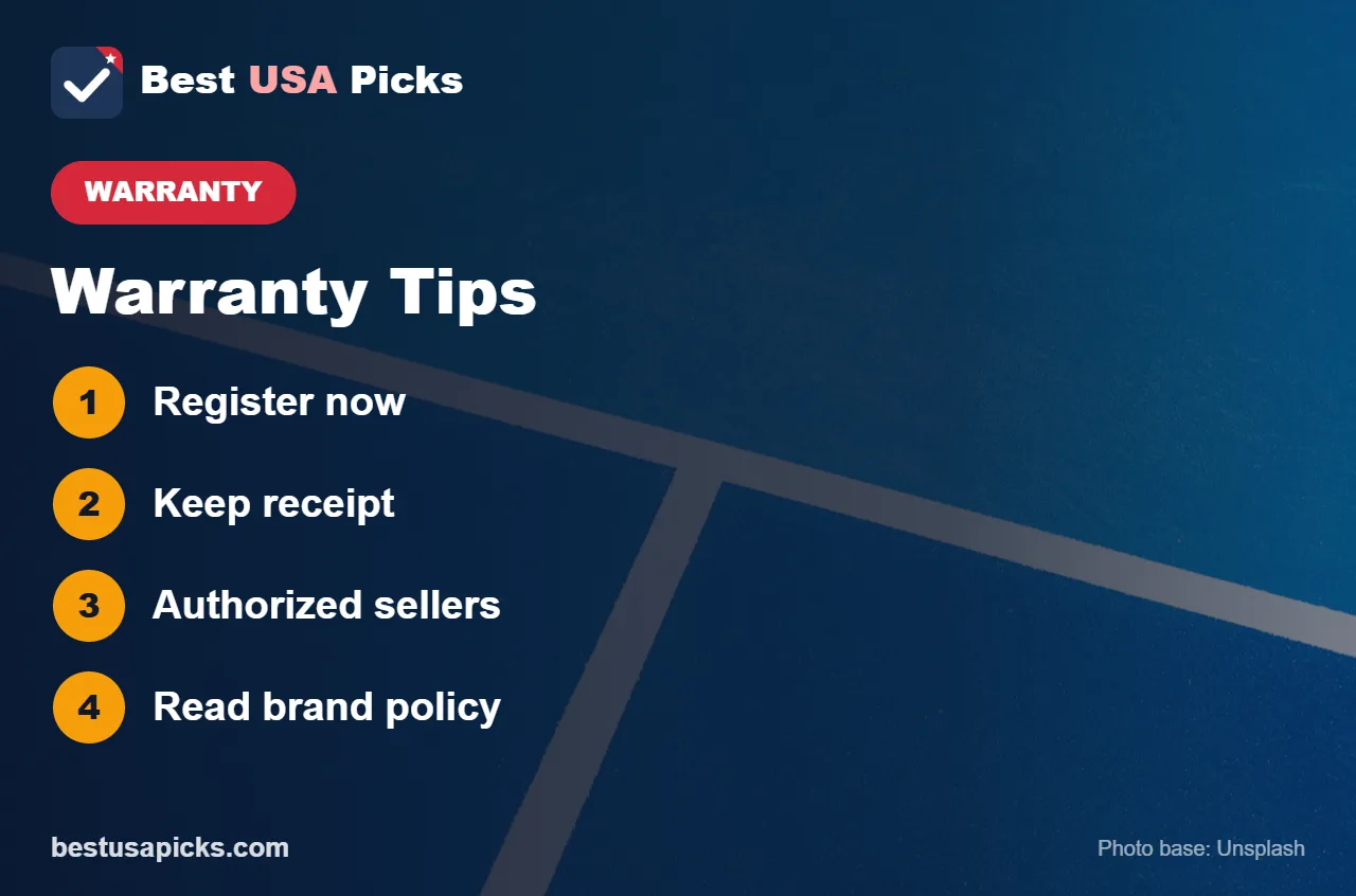 Pickleball paddle warranty tips