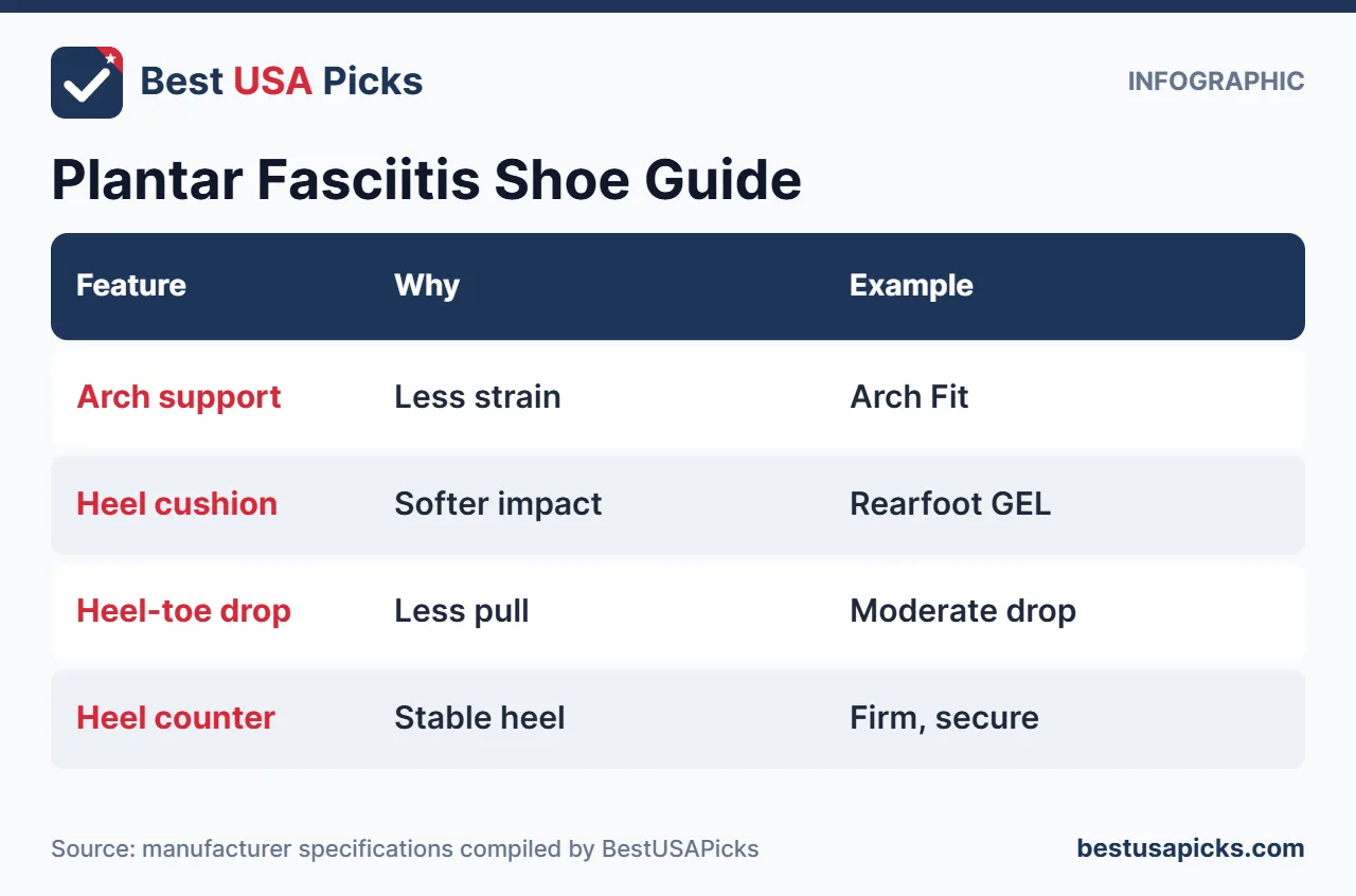 Plantar fasciitis pickleball shoe guide for men