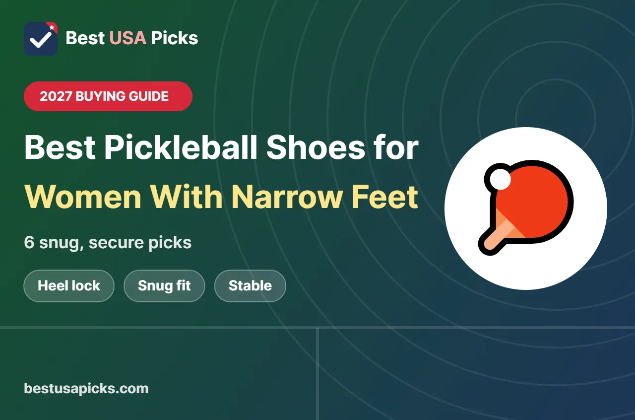 Best pickleball shoes for women with narrow feet - 2027 buying guide by Best USA Picks