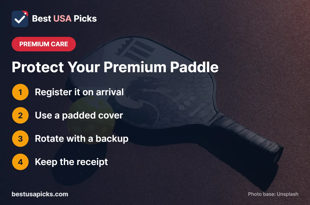 Tips for premium pickleball paddle owners