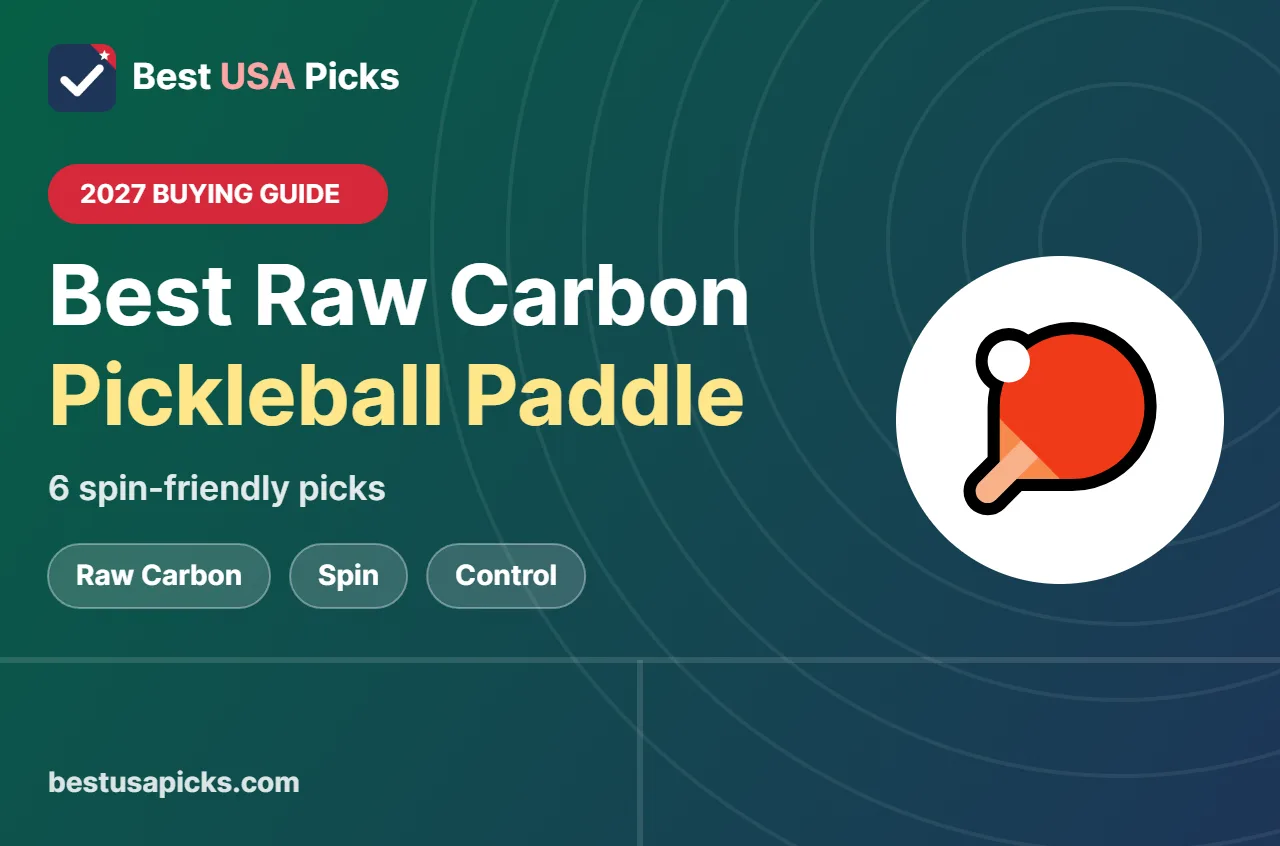 Best raw carbon pickleball paddle - 2027 buying guide by Best USA Picks