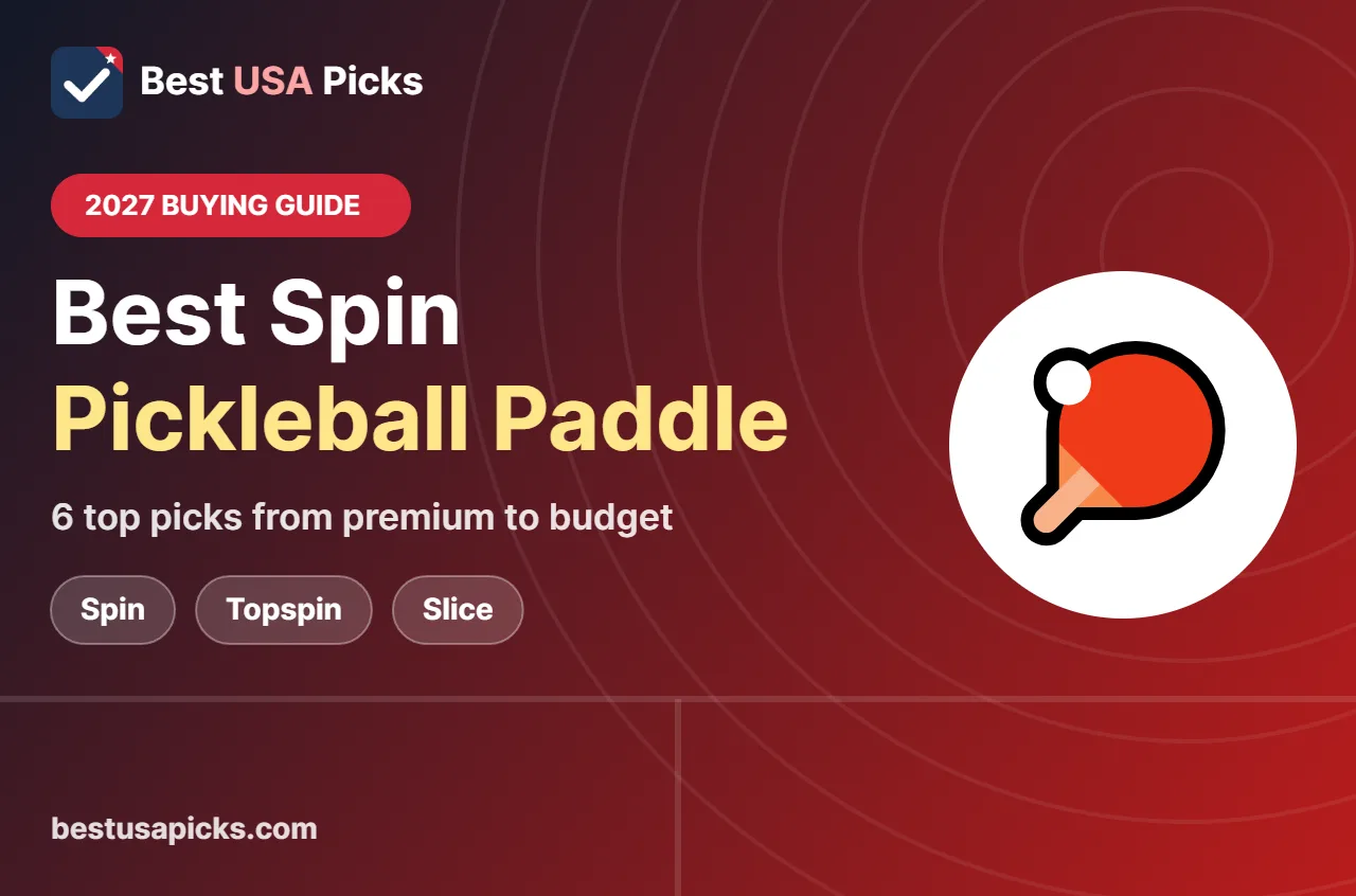 Best spin pickleball paddle - 2027 buying guide by Best USA Picks