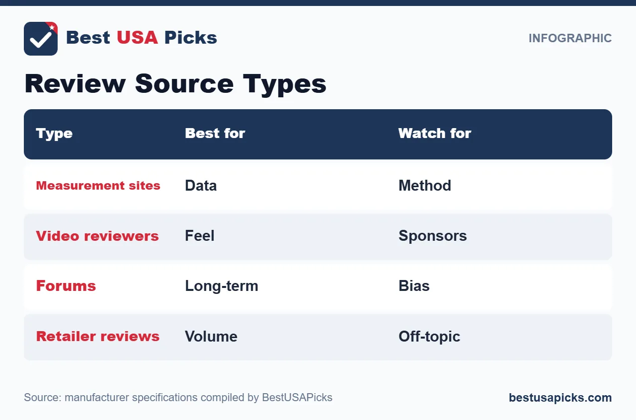 Types of pickleball paddle review sources