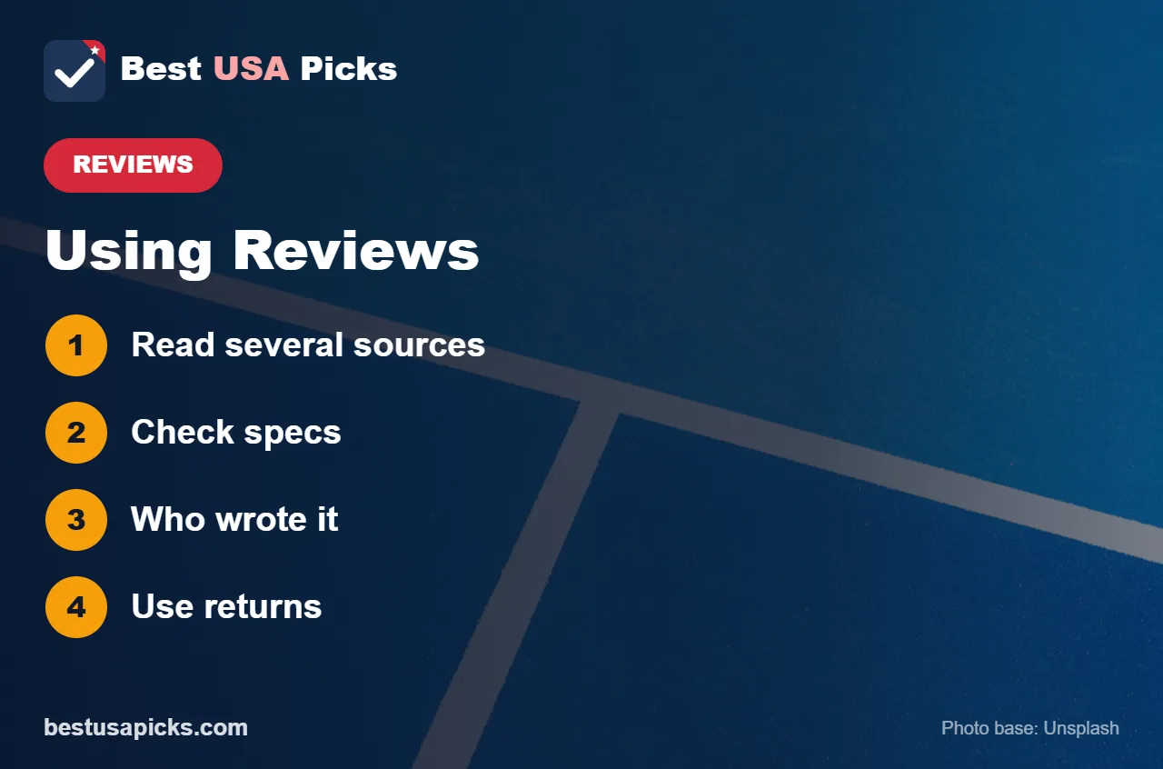 Tips for using pickleball paddle reviews