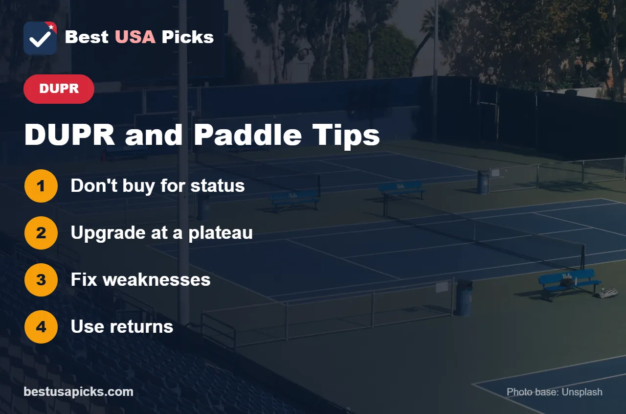 DUPR paddle tips